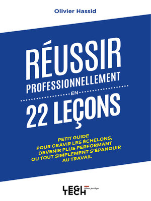 cover image of Réussir professionnellement en 22 leçons